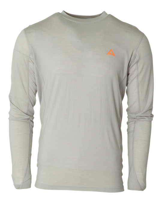Thacha L-1 Lightweight Merino Long Sleeve Tee - Gray
