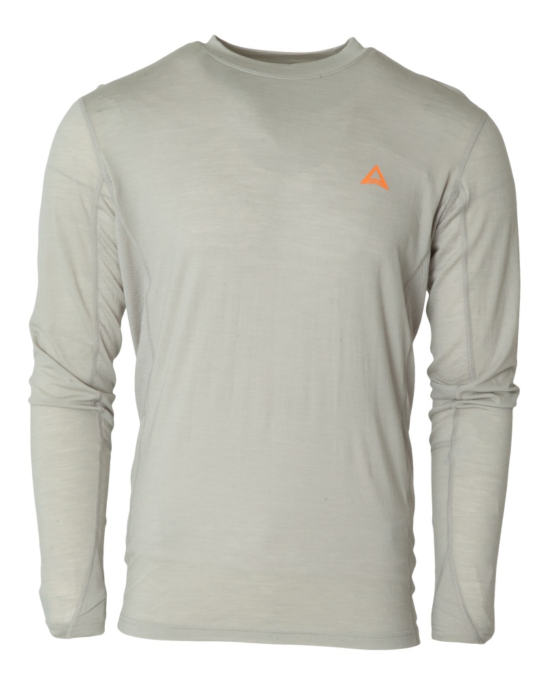 Load image into Gallery viewer, Thacha L-1 Lightweight Merino Long Sleeve Tee - Gray
