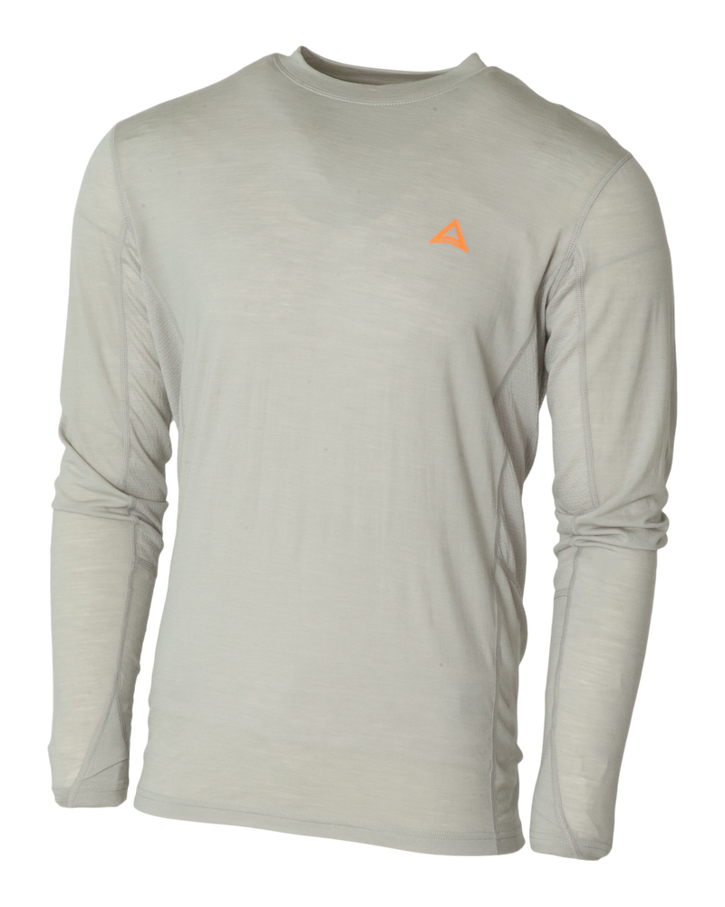 Load image into Gallery viewer, Thacha L-1 Lightweight Merino Long Sleeve Tee - Gray
