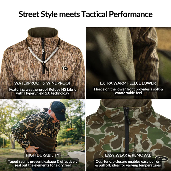 Load image into Gallery viewer, Drake MST Quarter Zip Refuge Eqwader 1/4 Zip
