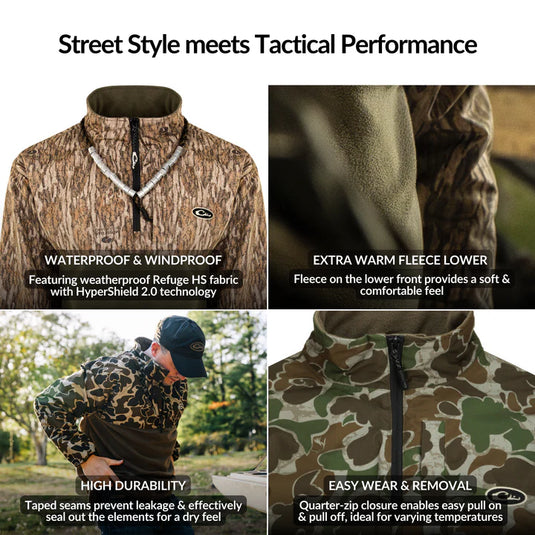 Drake MST Quarter Zip Refuge Eqwader 1/4 Zip