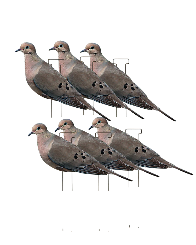 GHG Pro-Grade Silhouette Mourning Dove Decoys