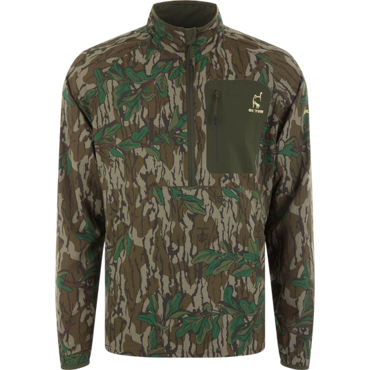 Ol' Tom Youth Half Zip Pullover with Spider Web Technology