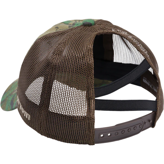 Ol' Tom Women's Mesh Back Camo Ponytail Cap - Greenleaf