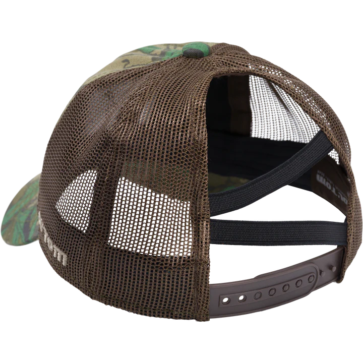 Load image into Gallery viewer, Ol' Tom Women's Mesh Back Camo Ponytail Cap - Greenleaf
