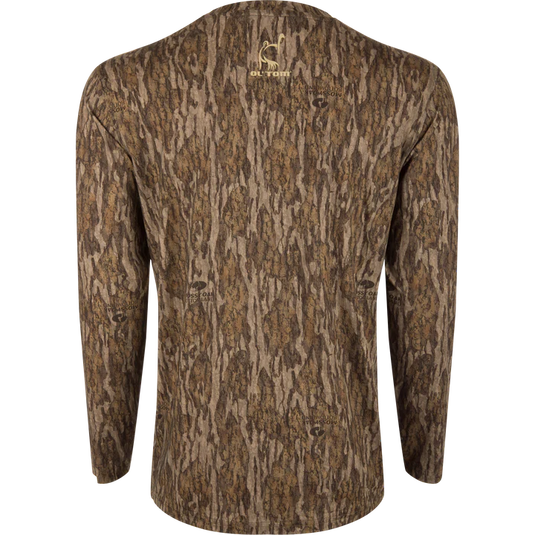 Ol' Tom Performance Crew LS Camo Print