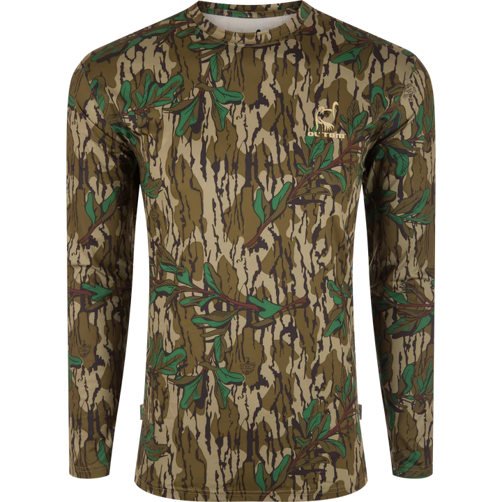 Load image into Gallery viewer, Ol' Tom Performance Crew LS Camo Print
