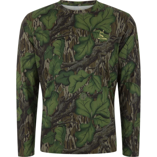 Ol' Tom Performance Crew LS Camo Print