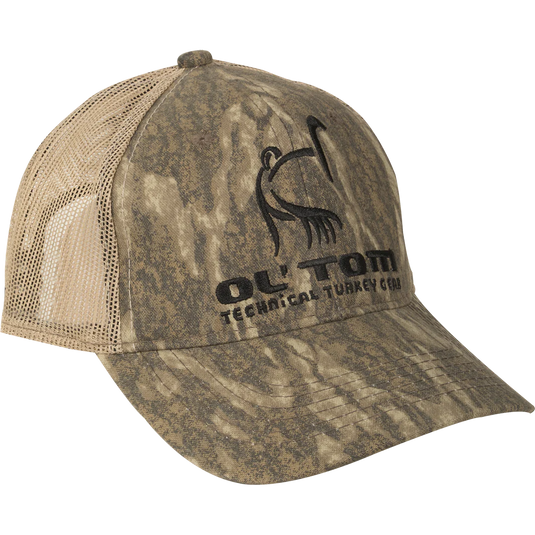 Ol' Tom Camo Mesh Back Logo Cap