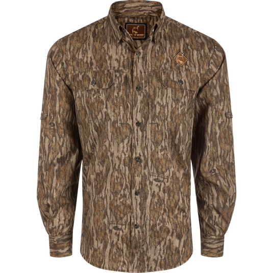 Ol' Tom Men's LS Camo Wingshooter Shirt