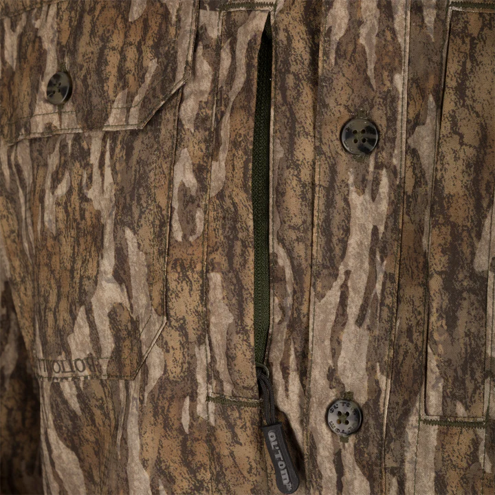 Load image into Gallery viewer, Ol' Tom Men's LS Camo Wingshooter Shirt
