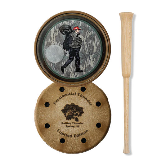 Rolling Thunder Presidential Thunder | Crystal Pot Call with Hickory Striker