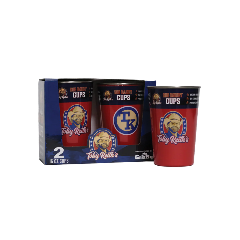 Load image into Gallery viewer, Toby Keith's Big Daddy Cups - 2 Pack
