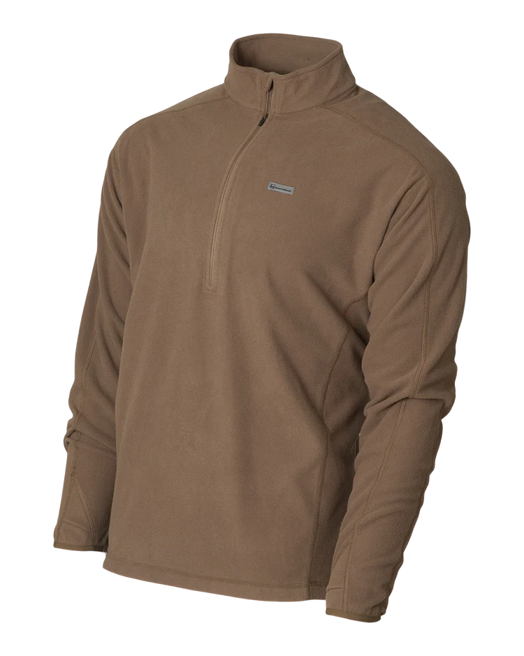 Banded Waffle Fleece 1/4 Zip