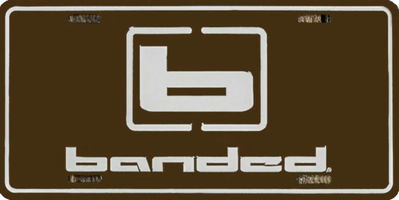 Load image into Gallery viewer, Banded License Plate
