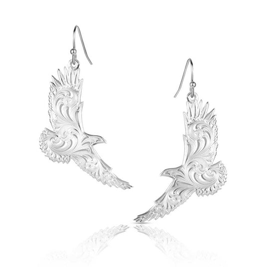 Montana Silversmiths Soaring Spirit American Made Earrings