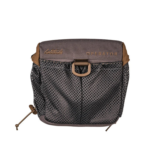 Latitude Operator Saddle Pouch - Gray