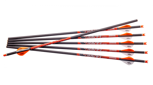 Ravin .003 Carbon Arrows Match Grade - 400gr - 6pk