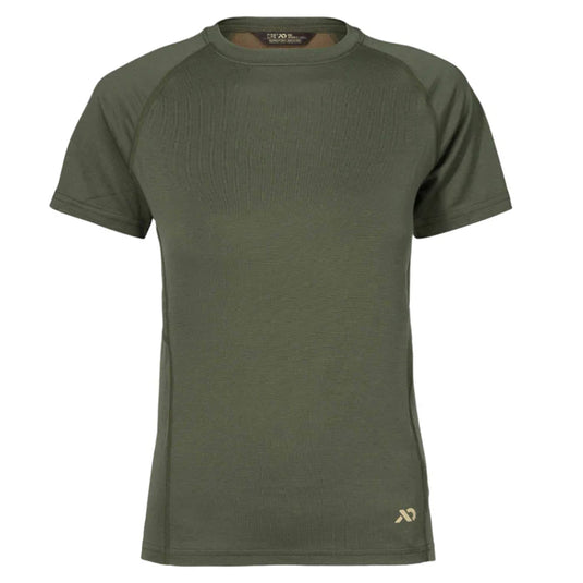 First Lite Women's Wick 2.0 Short Sleeve - Conifer